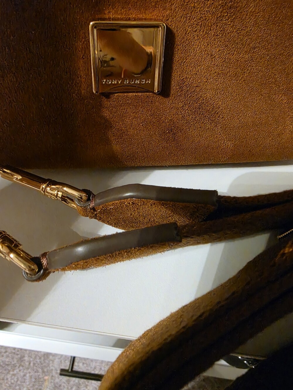 Tory Burch Suede Crossbody - Picture 7 of 9